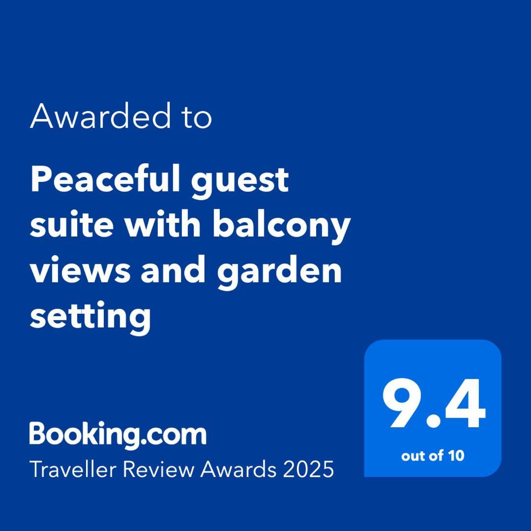 Peaceful Guest Suite With Balcony Views And Garden Setting Брентон-он-Сі Екстер'єр фото